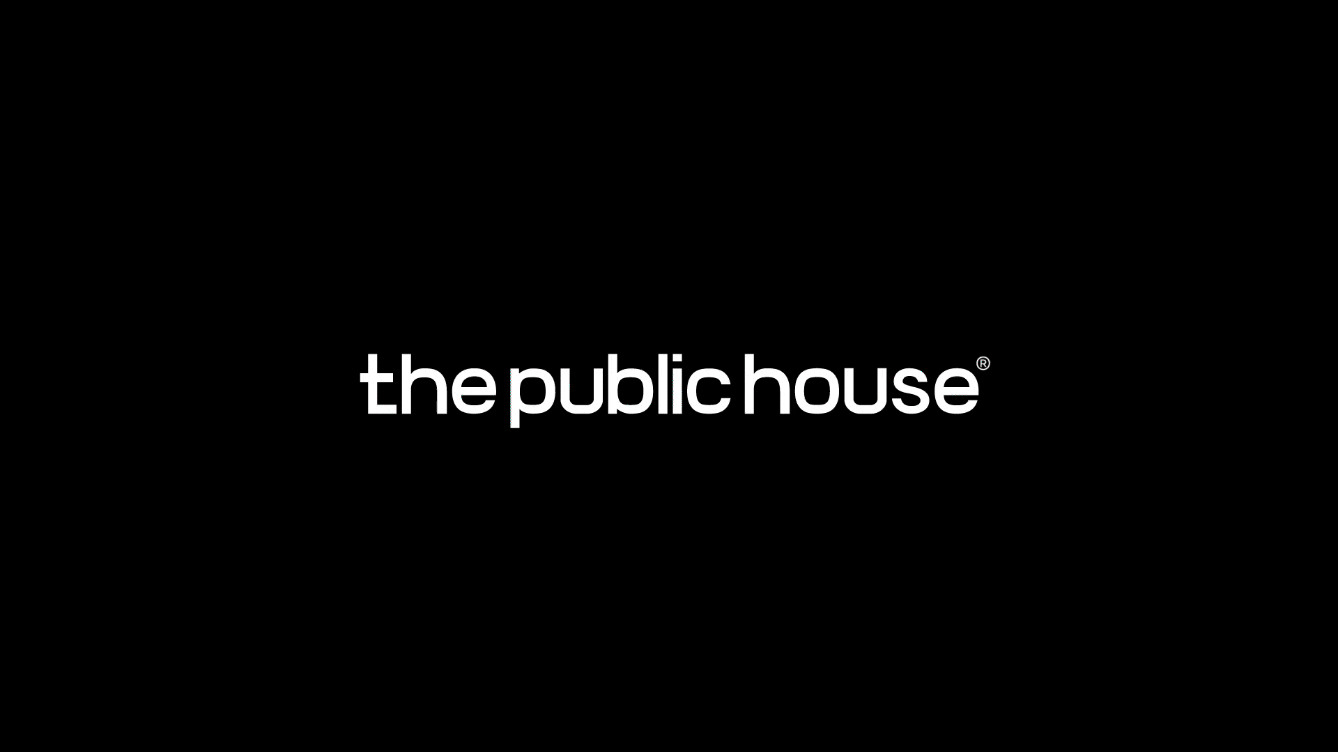 The Public House animated wordmark